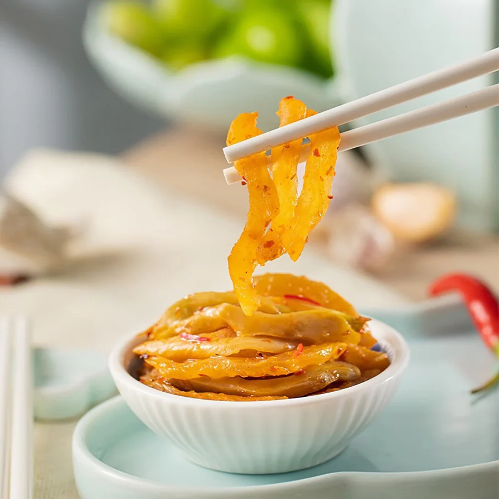 Wujiang Mildly Spicy Pickled Mustard - 80g x 4 Packs - Image 3