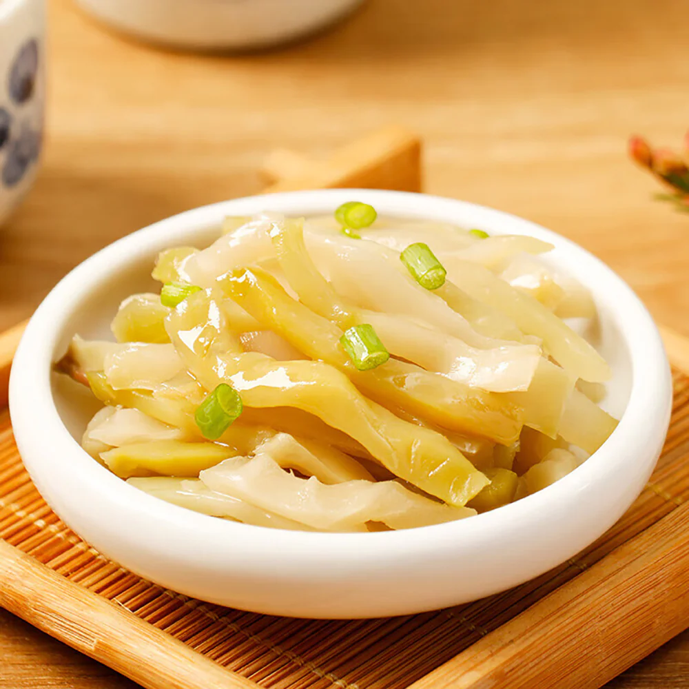 Wujiang Pickled Mustard - Light and Fragrant - 80g x 4 Packs - Image 2