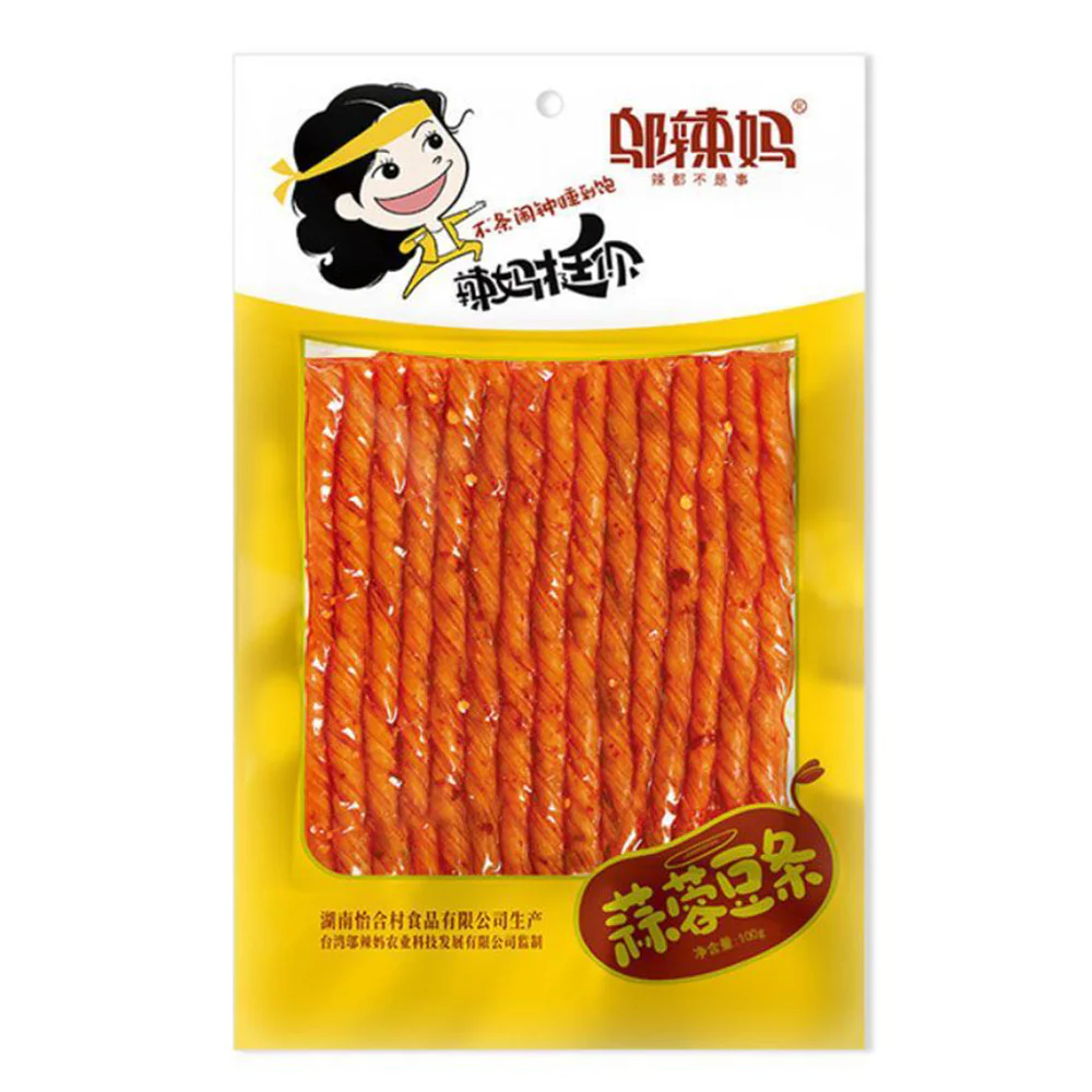 Wulala Mama Garlic Bean Sticks - 100g - Image 2