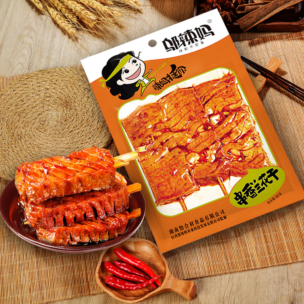 Wulala Spicy Skewered Dried Tofu - 85g - Image 2