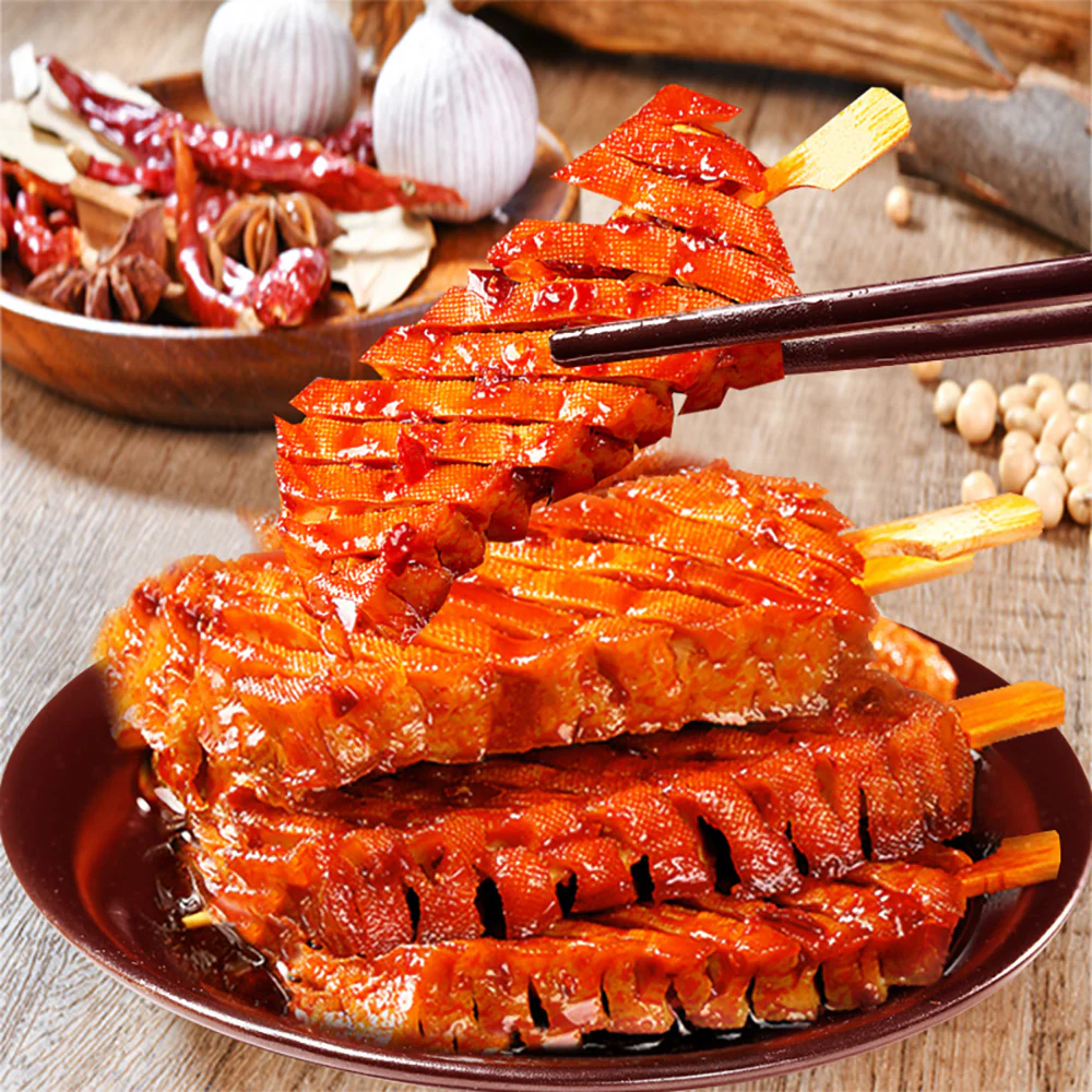 Wulala Spicy Skewered Dried Tofu - 85g - Image 3