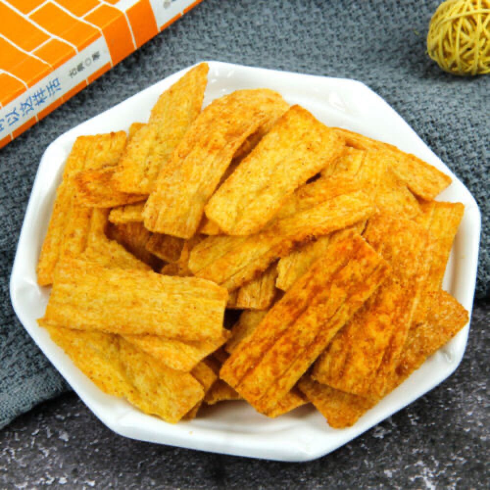 Wuming Xiaozu Crispy Rice Crackers - Crab Roe Flavor, 210g - Image 2