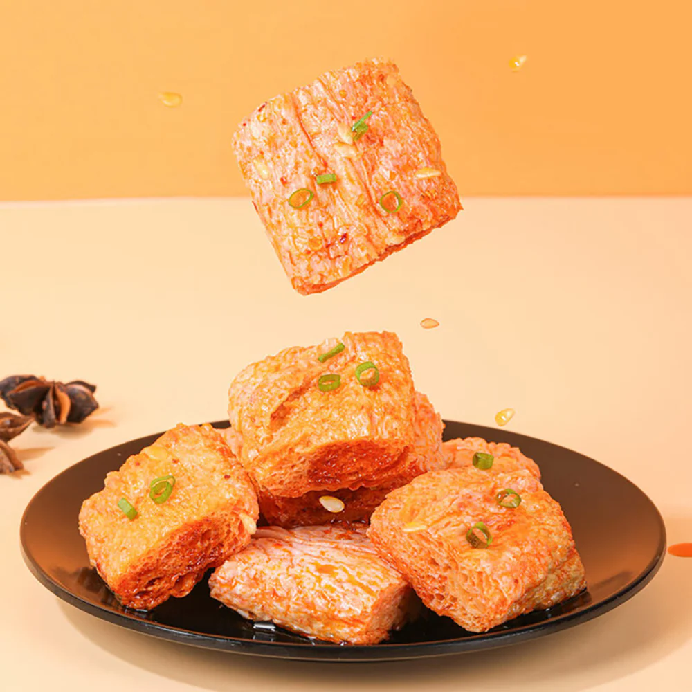 Wuxianzai Spicy Chicken Flavored Vegetarian Meat - 108g - Image 2