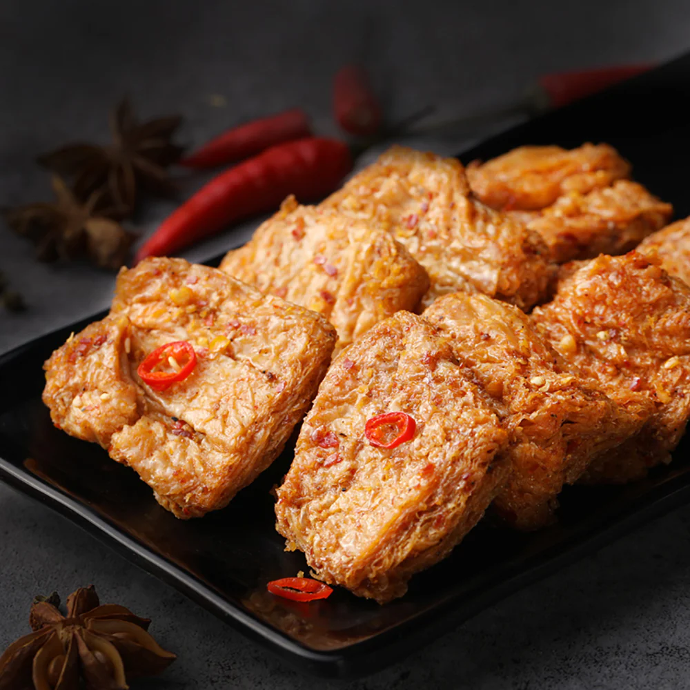Wuxianzai Spicy Chicken Flavored Vegetarian Meat - 108g - Image 3