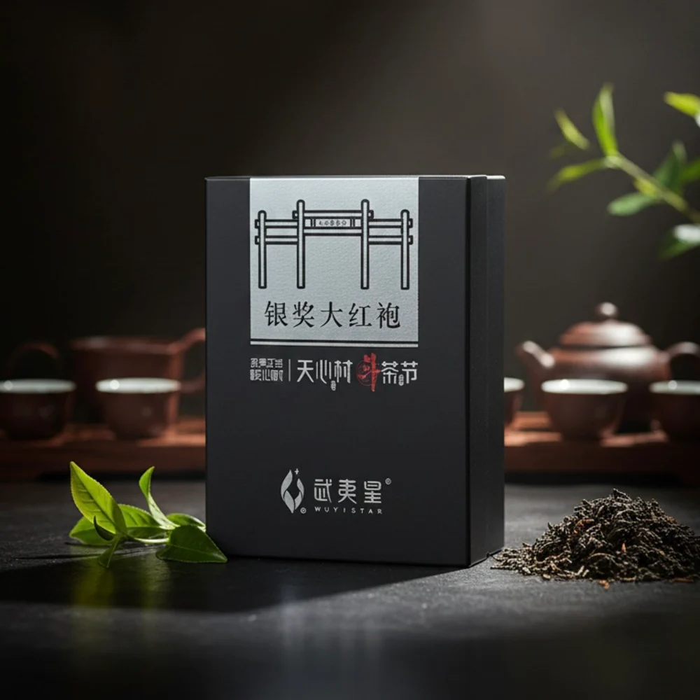 Wuyistar Silver Award Da Hong Pao Wuyi Rock Oolong Tea 64g - Image 2