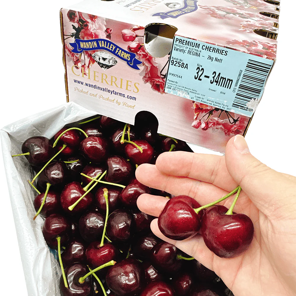 WVF Premium Export Grade Regina Cherries 32-34mm Gift Box 2kg - Image 2