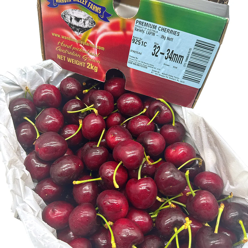 WVF Premium Lapin Cherries Gift Box 32-34mm - 2kg - Image 4