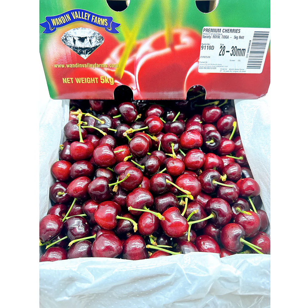 WVF Royal Tioga Cherries 28-30mm - 500g