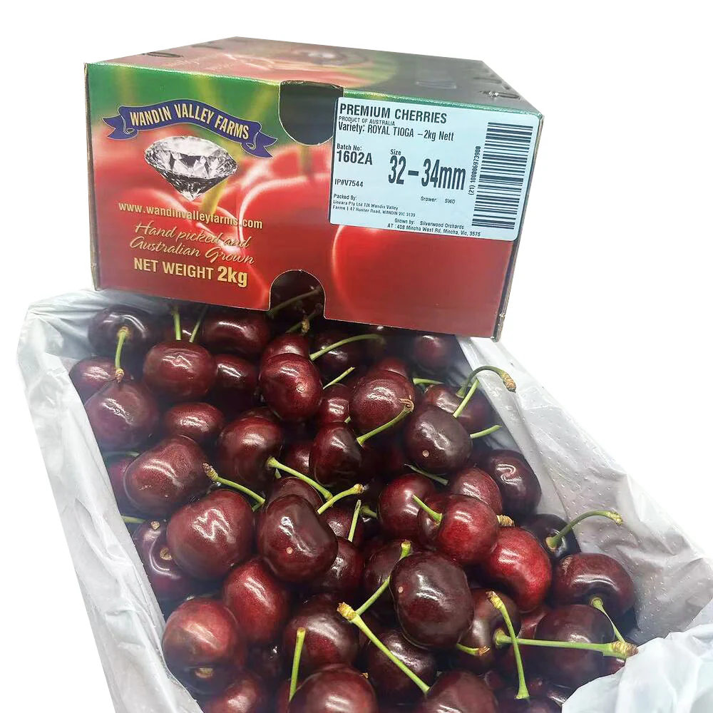 WVF Royal Tioga Cherries 32–34mm – 2kg Gift Box - Image 6