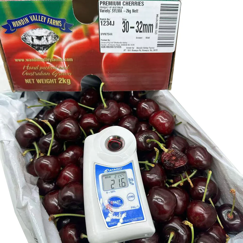 WVF Sylvia Australian Cherries 30–32mm Gift Box – 2kg - Image 2