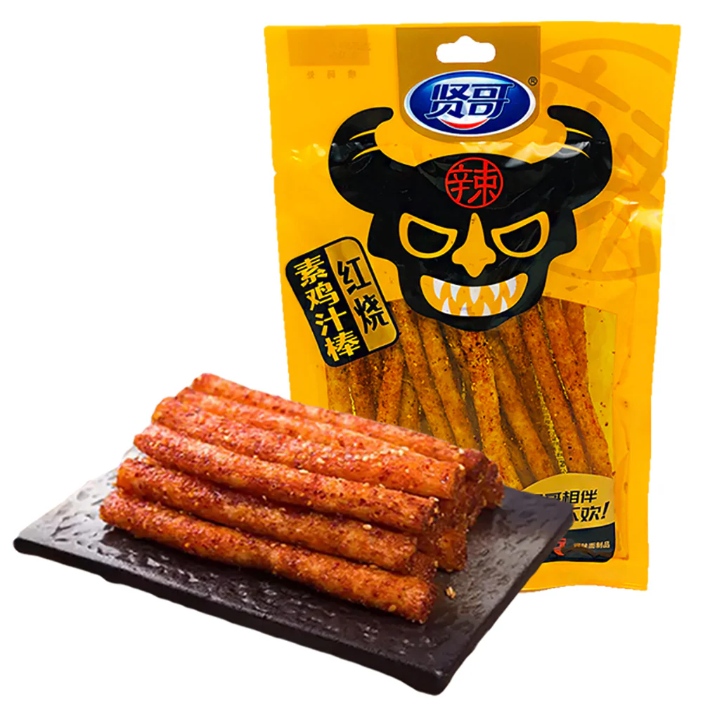 Xian Ge Devil Spicy Vegetarian Chicken Stick - 105g - Image 2