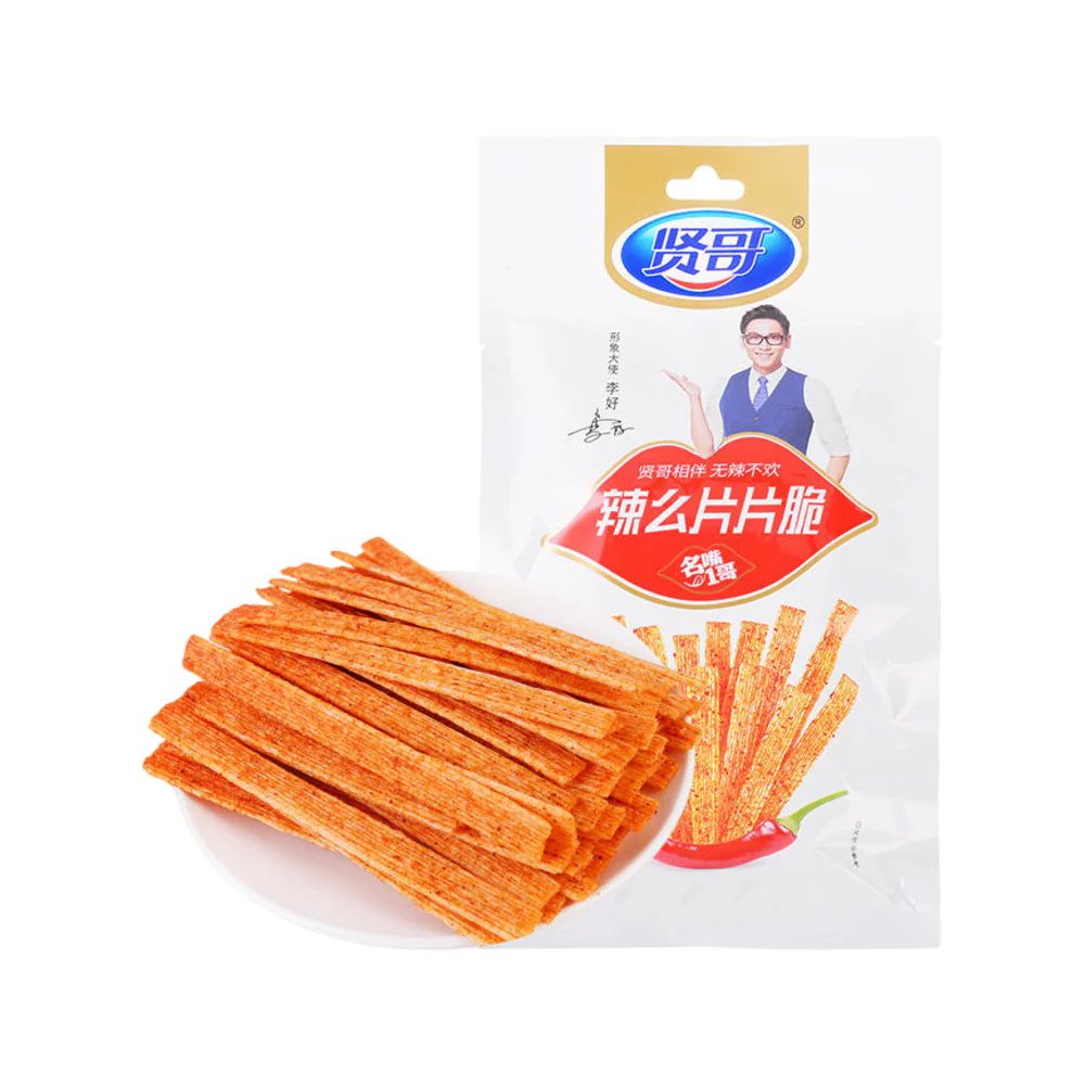 Xian Ge Spicy Crispy Strips 58g - Chinese Latiao Snack