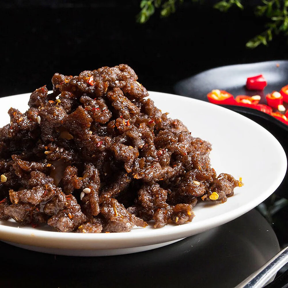 Xian Ge Spicy Vegetarian Beef Jerky 60g - Image 2
