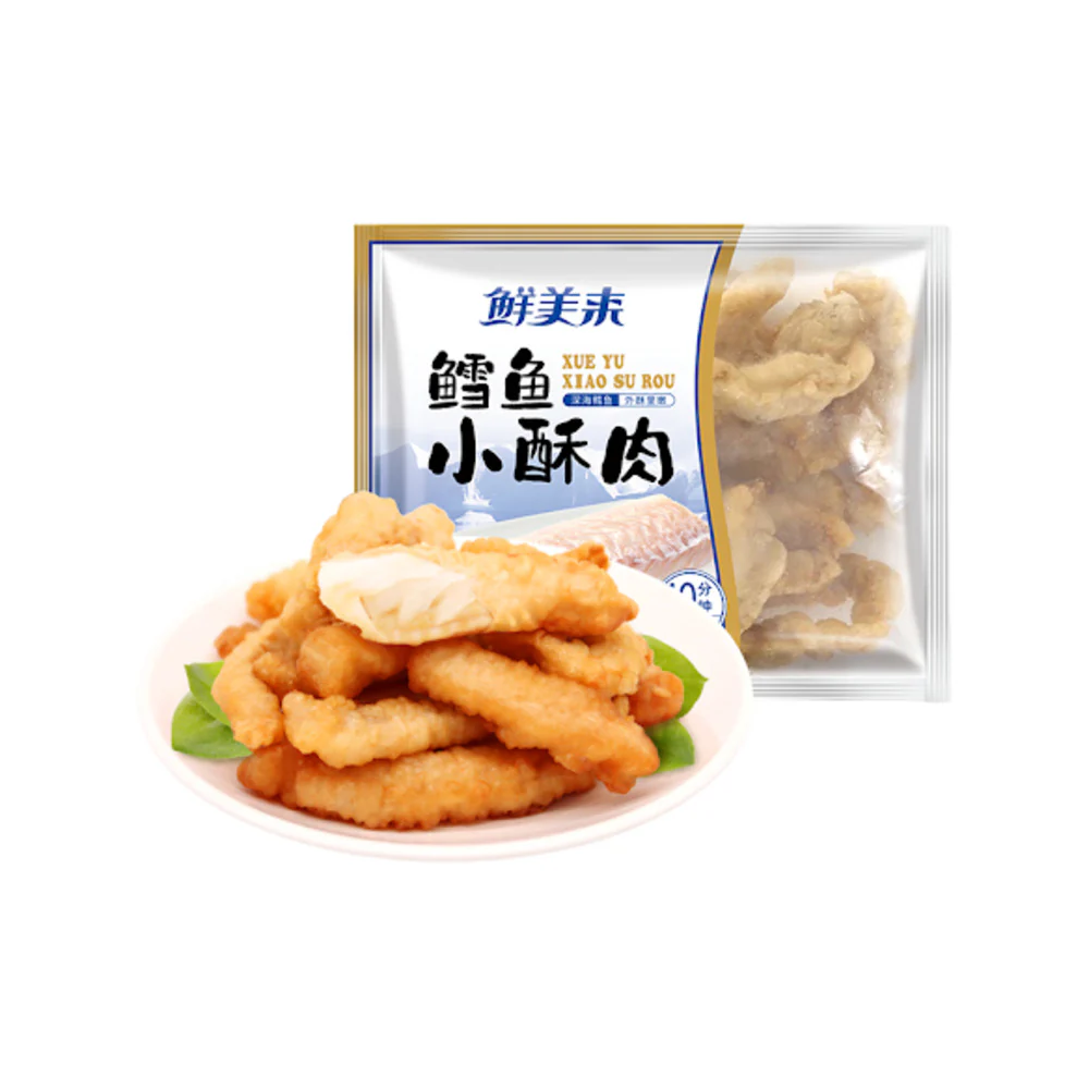 Xianmeilai Crispy Cod Bites – Frozen Breaded Fish Strips 252g
