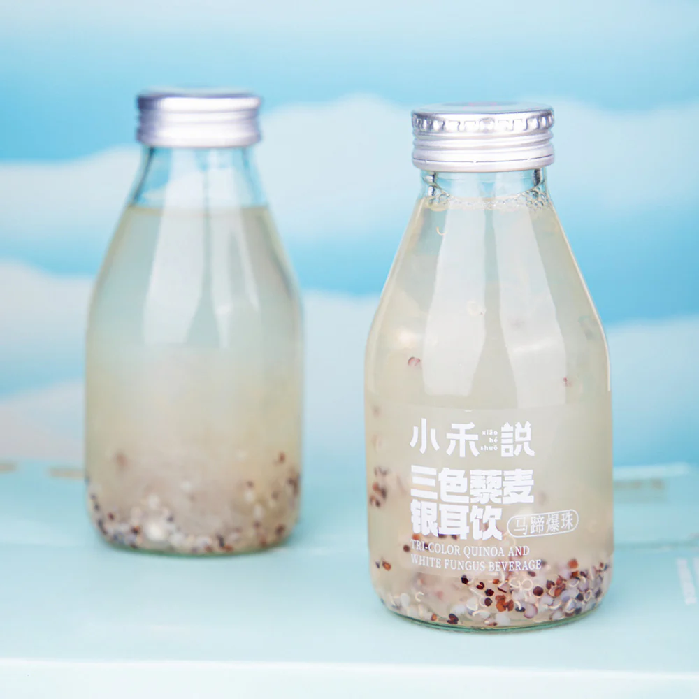 Xiao He Shuo Tri-Color Quinoa Tremella Drink with Water Chestnut Pearls 280g x 12 – Limited Import - Snow Fungus Dessert Drink - Image 4