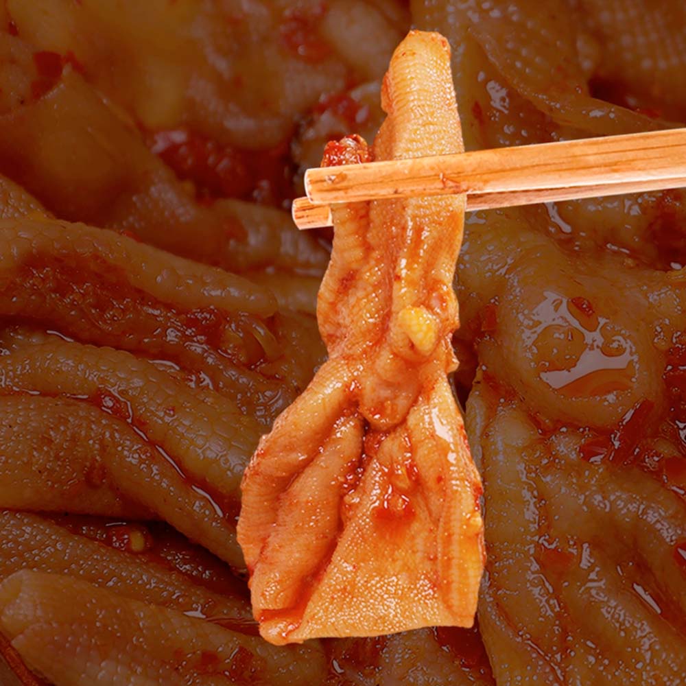 Xiao Hu Duck Spicy Boneless Duck Claw Snack - 75g - Image 2