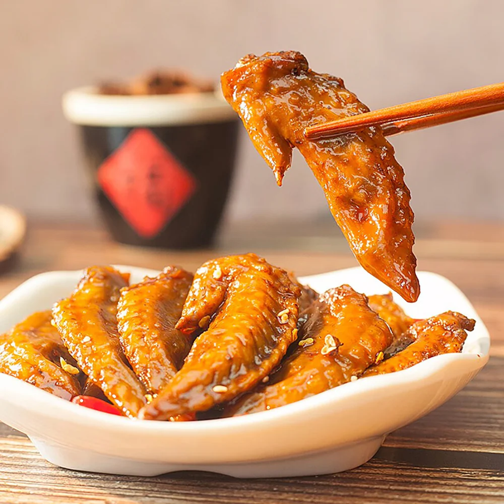 Xiao Hu Duck Spicy Chicken Wing Tips - 108g - Image 3