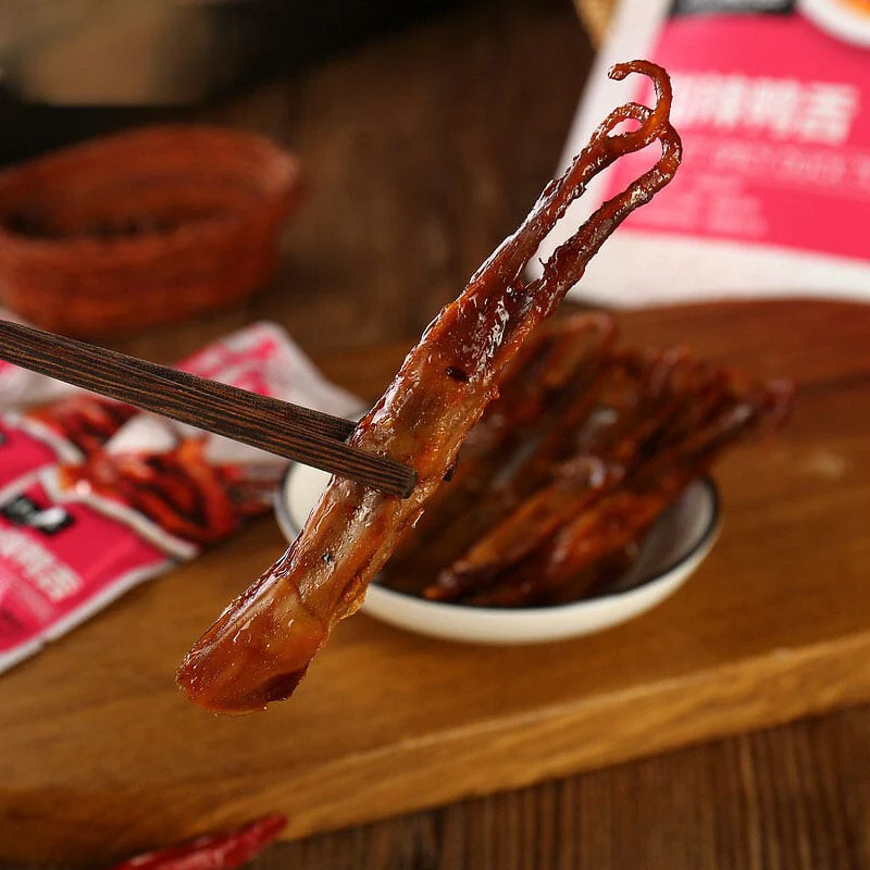 Xiao Hu Duck Sweet Spicy Duck Tongue - 95g - Image 2