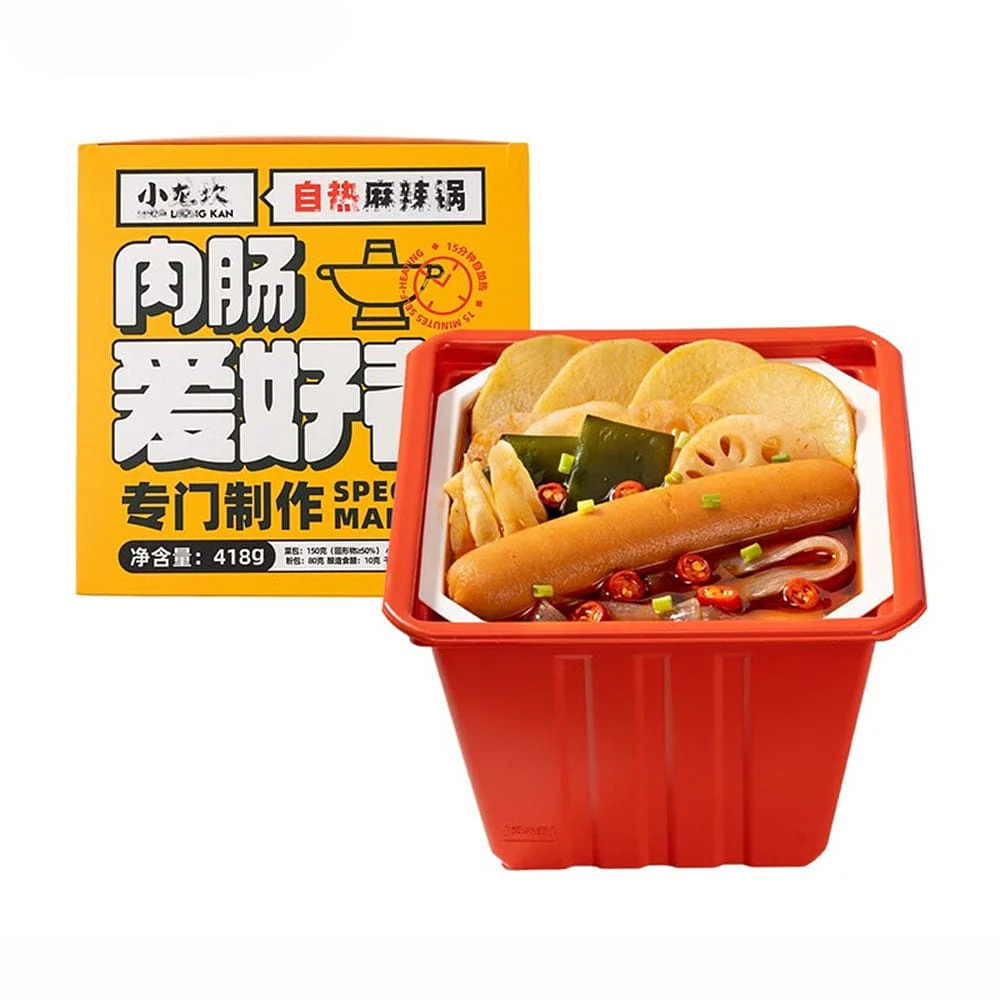 Xiao Long Kan Self-Heating Spicy Hot Pot with Sausage - 418g