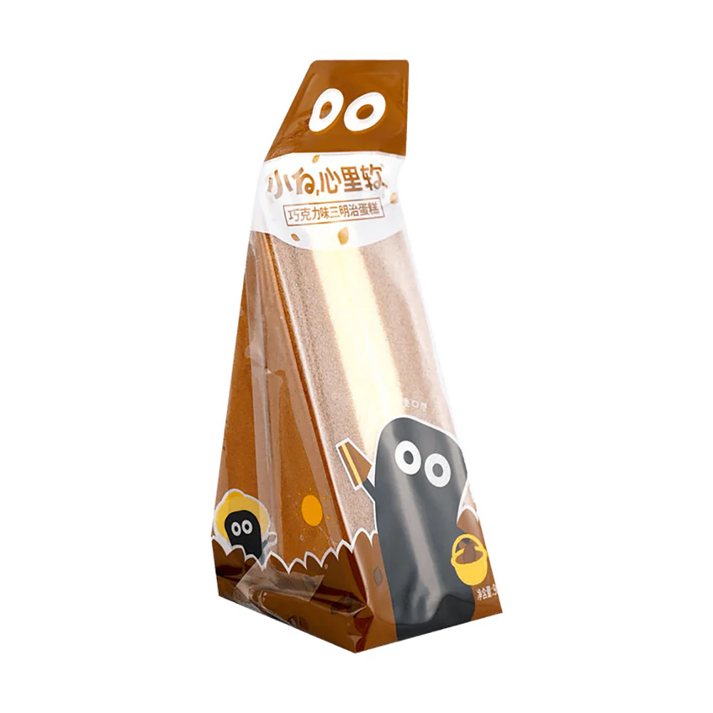Xiaobai Soft Heart Chocolate Flavor Sandwich Cake - 90g - Image 5