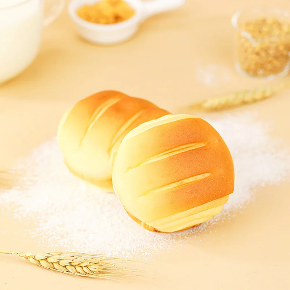Xiaobai Soft Heart Meat Floss Breakfast Bread - 6 Pieces, 270g - Image 3