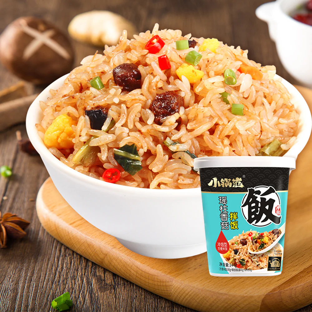 Xiaoguofan Scallop and Mushroom Flavored Instant Rice - 144g