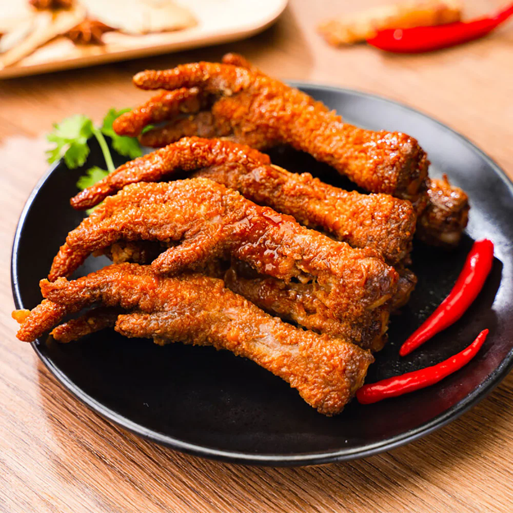 Xiaohu Duck Spiced Tiger Skin Chicken Feet - 110g - Image 2
