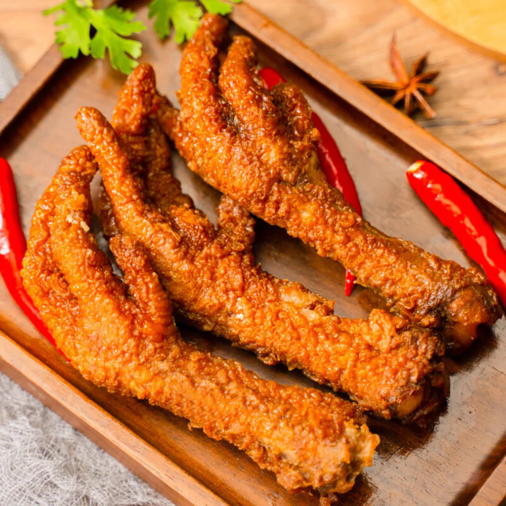 Xiaohu Duck Spiced Tiger Skin Chicken Feet - 110g - Image 3