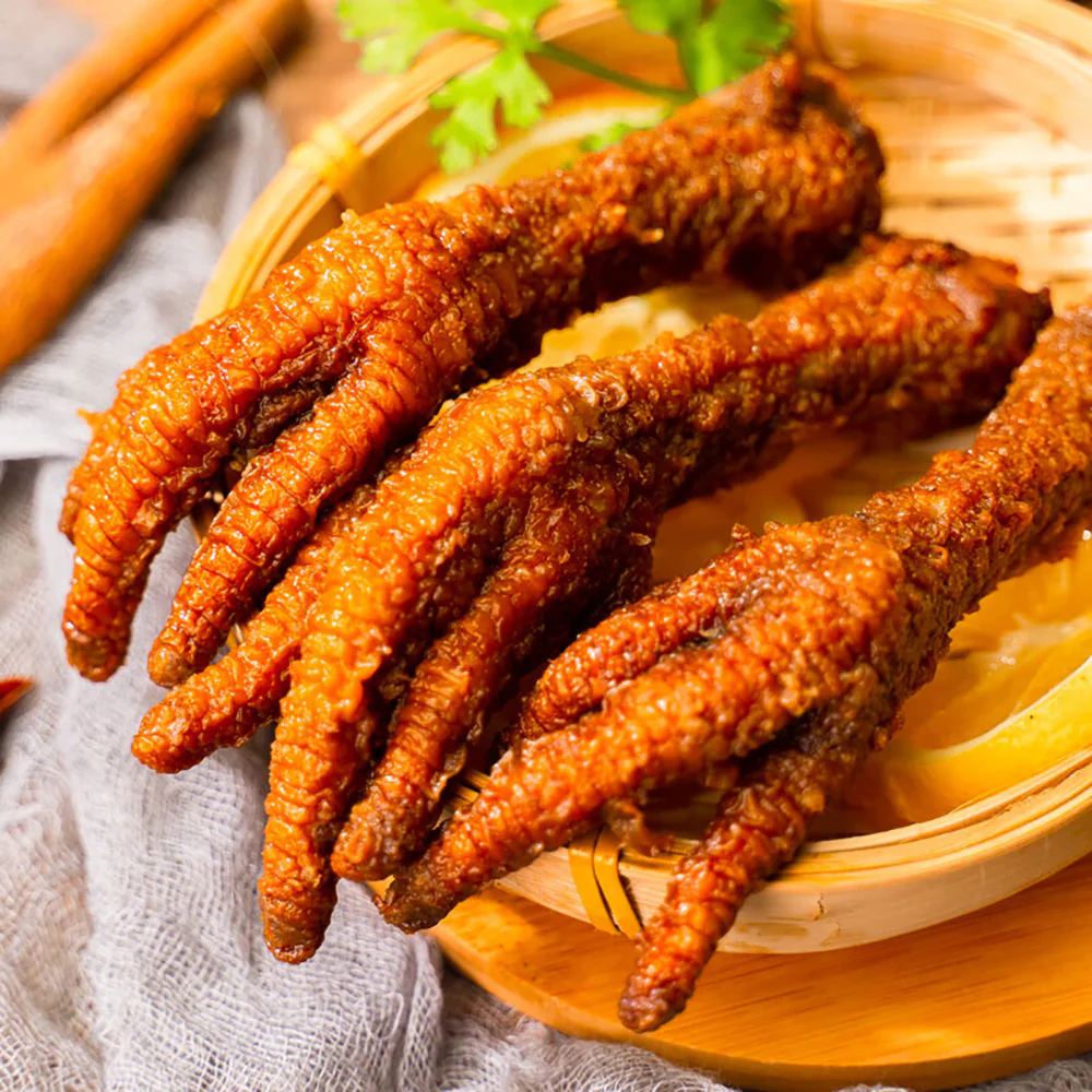 XiaoHuDuck Spicy Tiger Skin Chicken Feet - 110g - Image 2