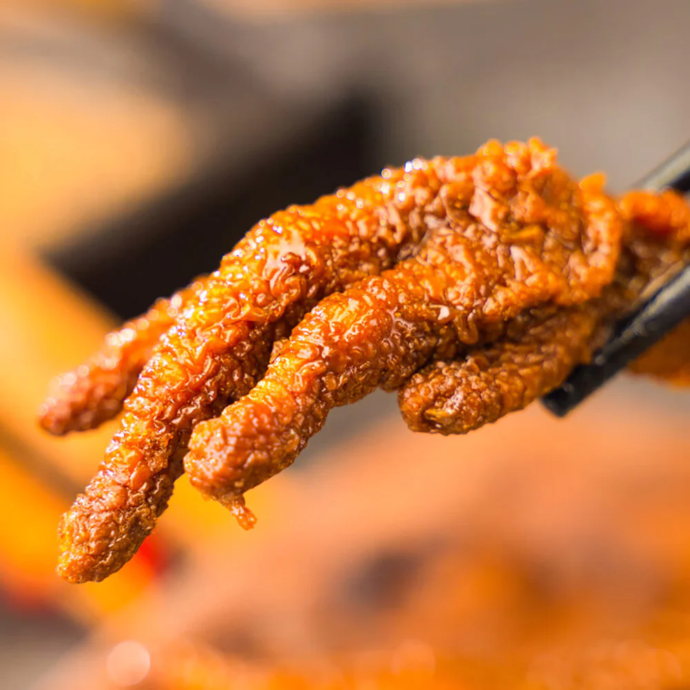 XiaoHuDuck Spicy Tiger Skin Chicken Feet - 110g - Image 5