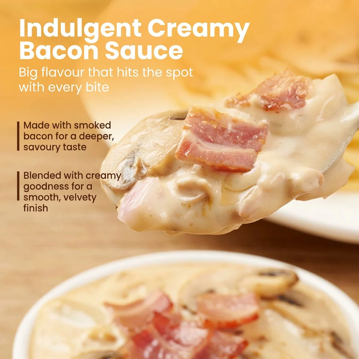 XiaoXiong Jiadao Creamy Bacon Spaghetti 215g - Bacon Pasta with Cream Béchamel Sauce - Image 4