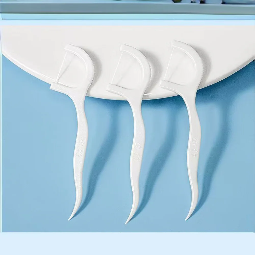 XiaoZhu Disposable Floss Sticks - 50 Pieces - Image 3