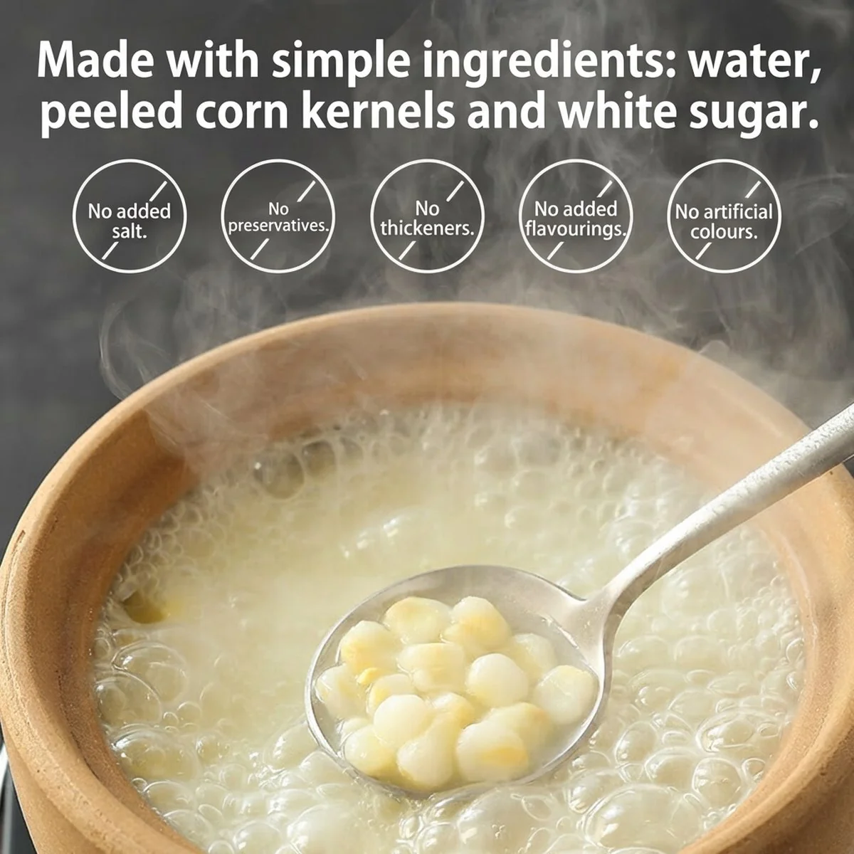 Xibei Kungfu Cuisine Peeled Sweet Corn Soup (Frozen) 300g – Ready-to-Heat Corn Porridge - Image 2
