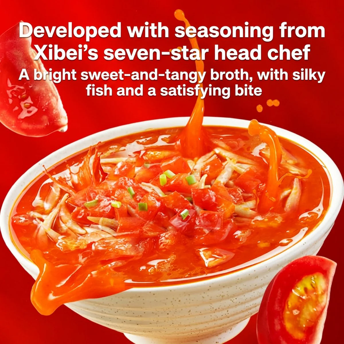 Xibei Kungfu Dishes Frozen Oat Noodles in Tangy Tomato Broth 300g - Chinese Ready Meal - Image 5