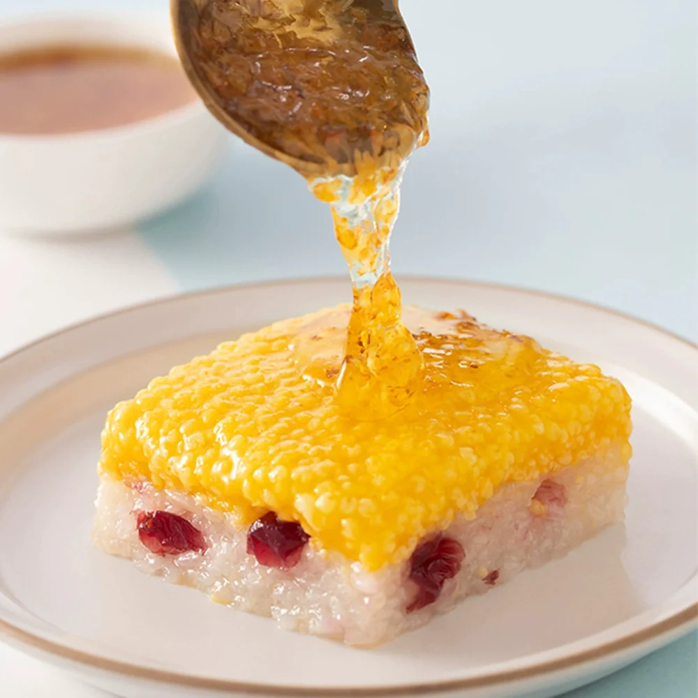 Xibei Kungfu Dishes Frozen Yellow Millet Chilled Cake with Red Dates & Osmanthus 380g - Traditional Chinese Lianggao Dessert - Image 3