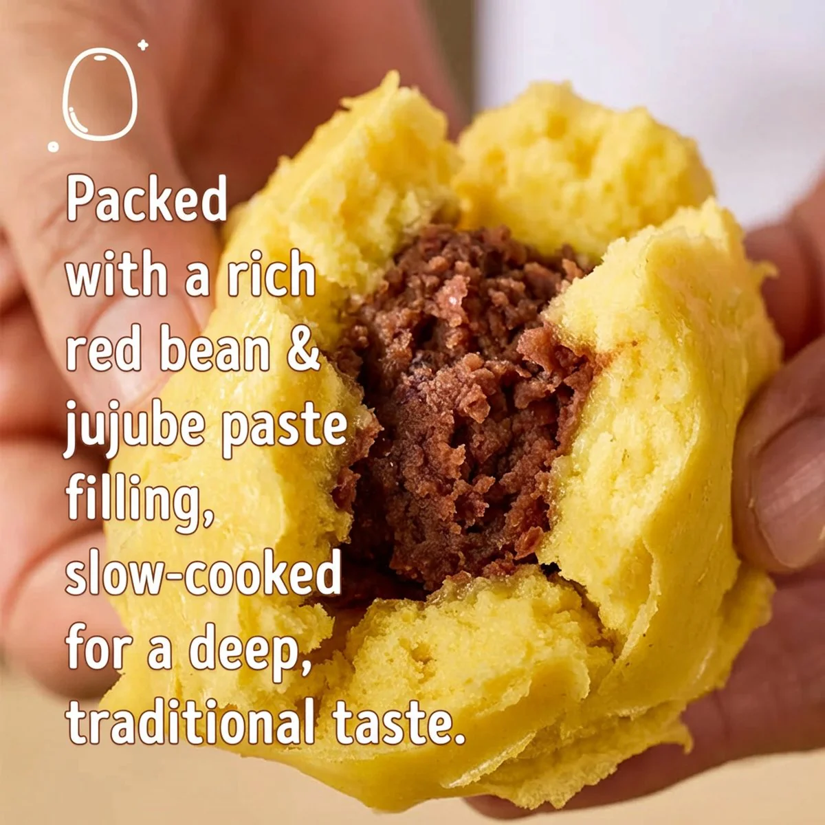 Xibei Kungfu Huang Mo Mo Yellow Steamed Corn Buns 300g – Traditional Shaanxi Snack (Frozen) - Image 3