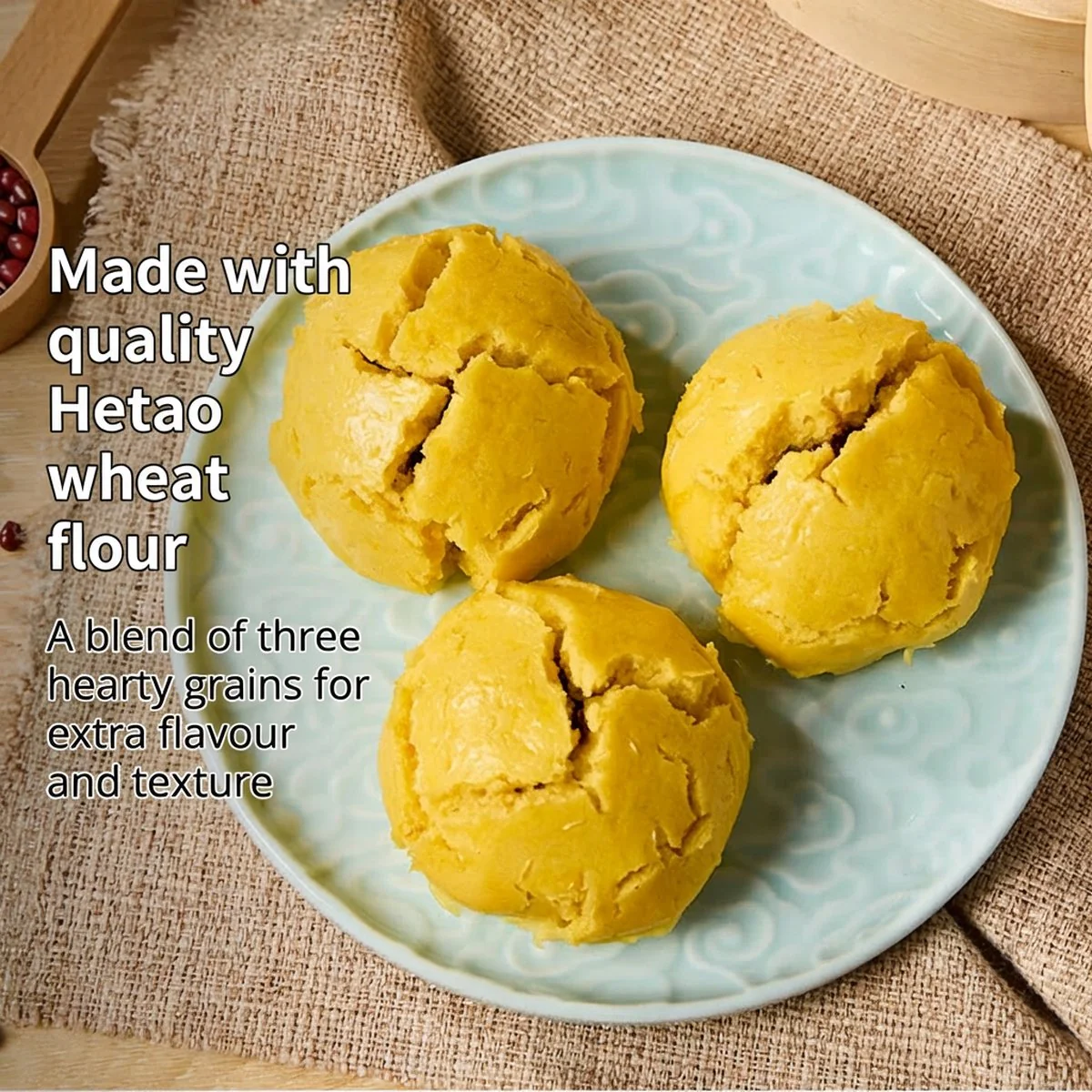 Xibei Kungfu Huang Mo Mo Yellow Steamed Corn Buns 300g – Traditional Shaanxi Snack (Frozen) - Image 4
