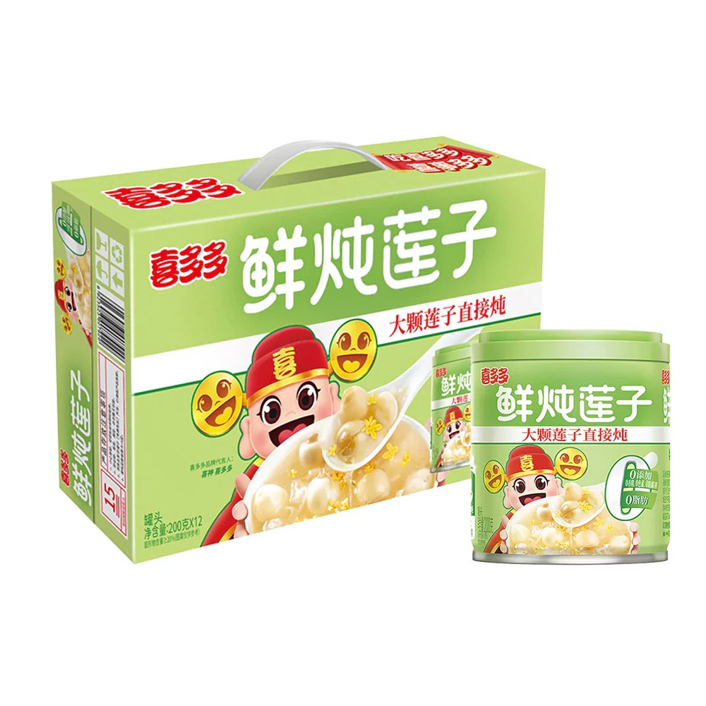Xiduoduo Freshly Stewed Lotus Seeds with Osmanthus - 200g x 12