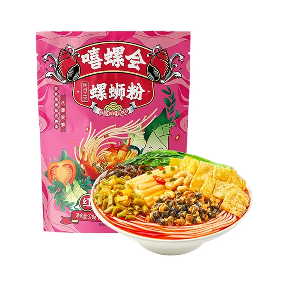 Xiluohui Snail Noodles - Tomato Flavor, 350g