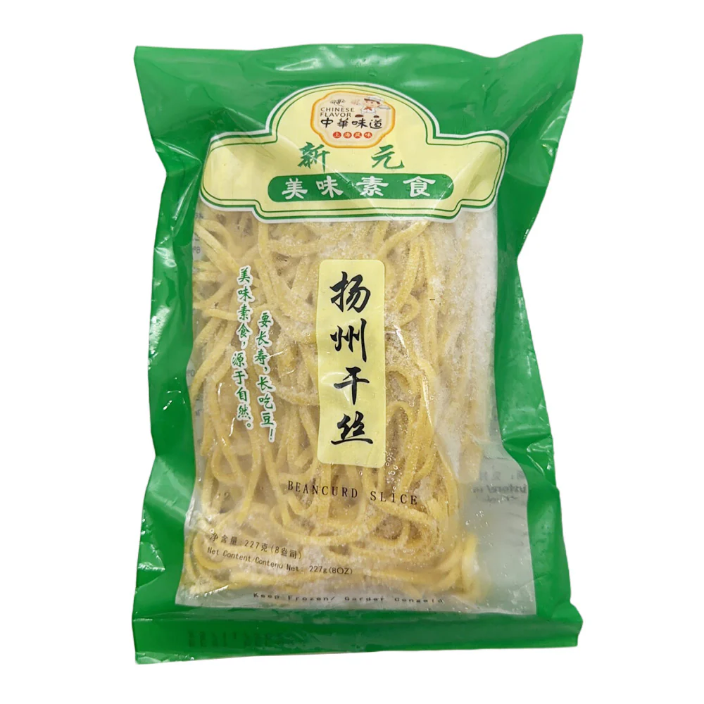 Xinyuan Frozen Yangzhou Dried Tofu Strips - 227g