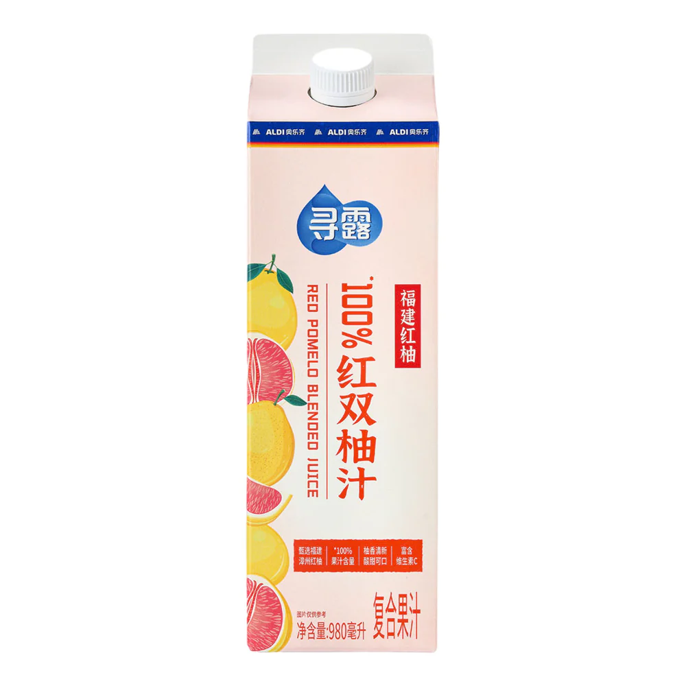 Xunlu 100% Fujian Red Pomelo Blended Juice 980ml – Limited Import