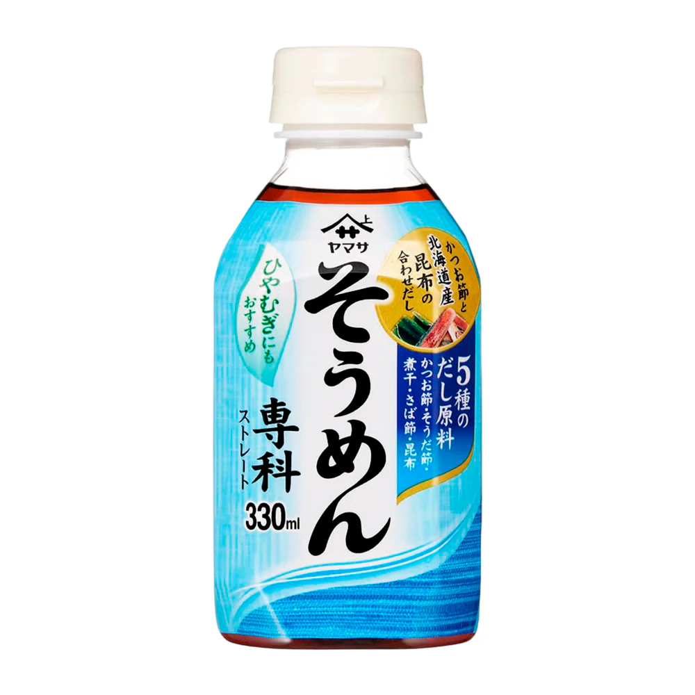 Yamasa Somen Dipping Sauce 330ml – Ready-to-Use Tsuyu with 5-Dashi Umami Blend