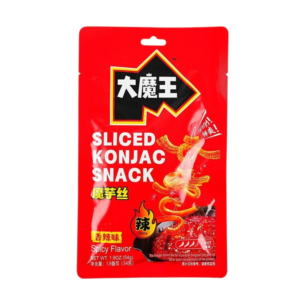 Yan Jin Pu Zi Da Mowang Spicy Sliced Konjac Snack 54g