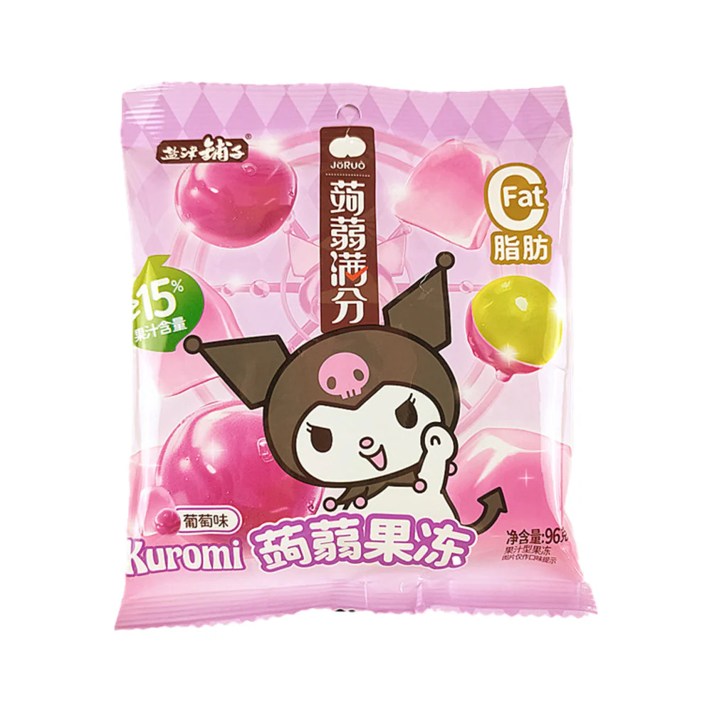 Yan Jin Pu Zi Konjac Jelly Grape Flavor - 96g