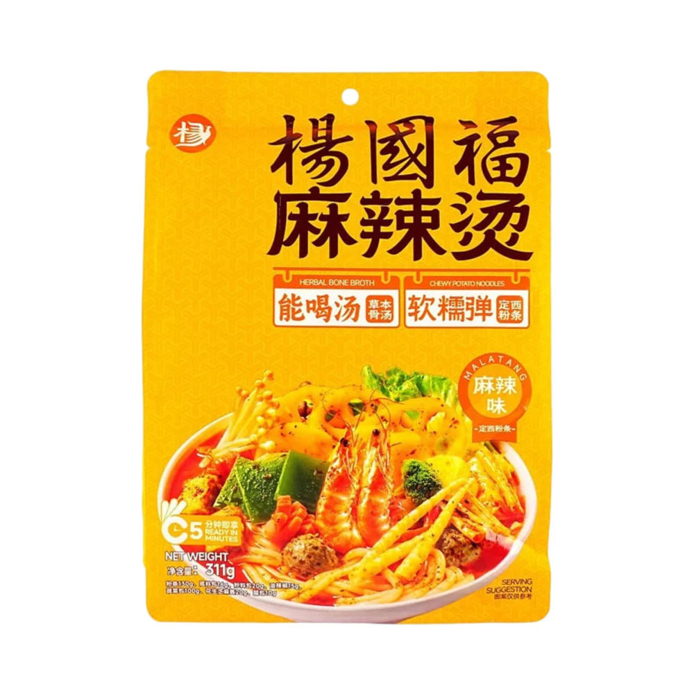Yang Guo Fu Mala Tang Spicy Potato Noodles 311g