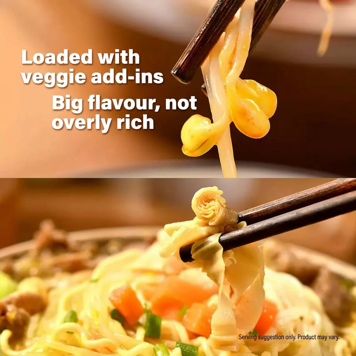 Yang Zhanggui Vermicelli & Noodle Bowl with Vegetables & Egg – Chongqing Hot Pot Flavor 203g - Spicy Mala Instant Cup Noodles - Image 2