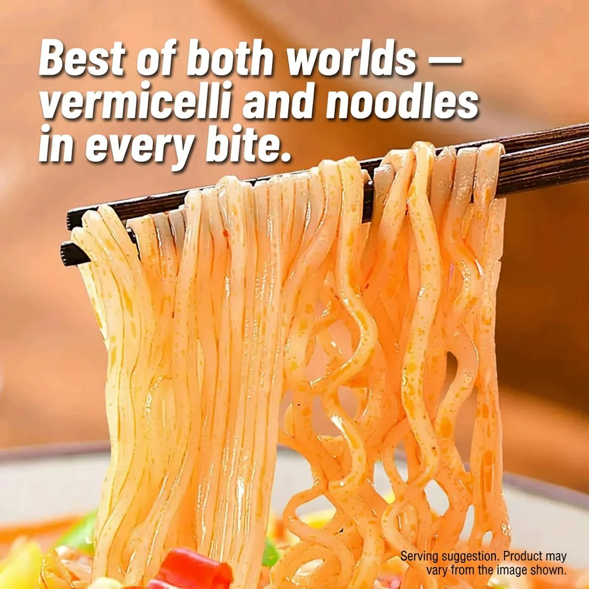 Yang Zhanggui Vermicelli & Noodle Bowl with Vegetables & Egg – Chongqing Hot Pot Flavor 203g - Spicy Mala Instant Cup Noodles - Image 3