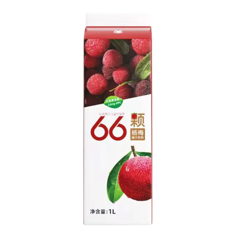 Yangbaili Yangmei Juice Drink 1L x 6 Bottles – Limited Import - Chinese Bayberry (Yumberry) - Image 2