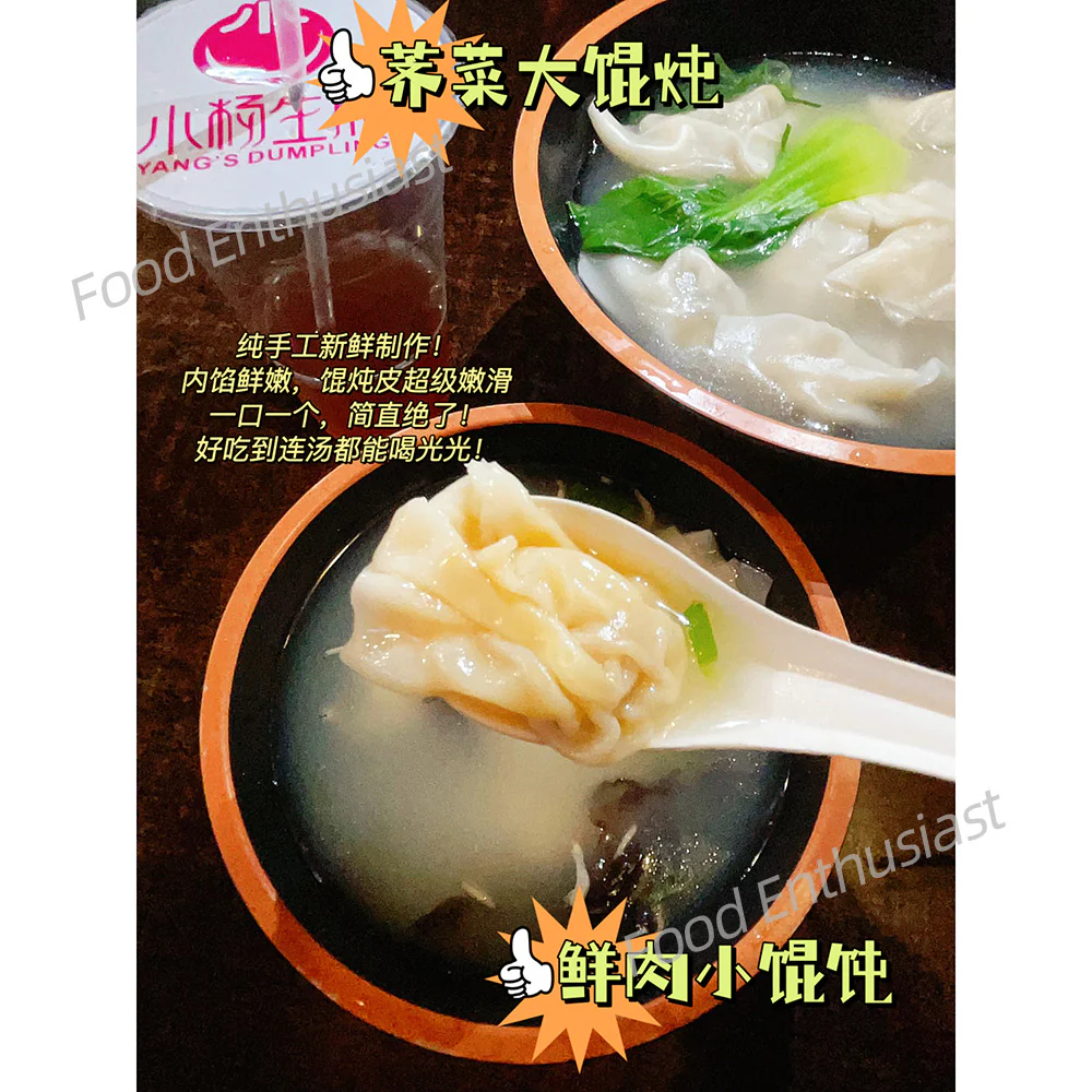 Yang's Dumplings Shepherd's Purse and Pork Wontons Frozen - 300g - Image 2