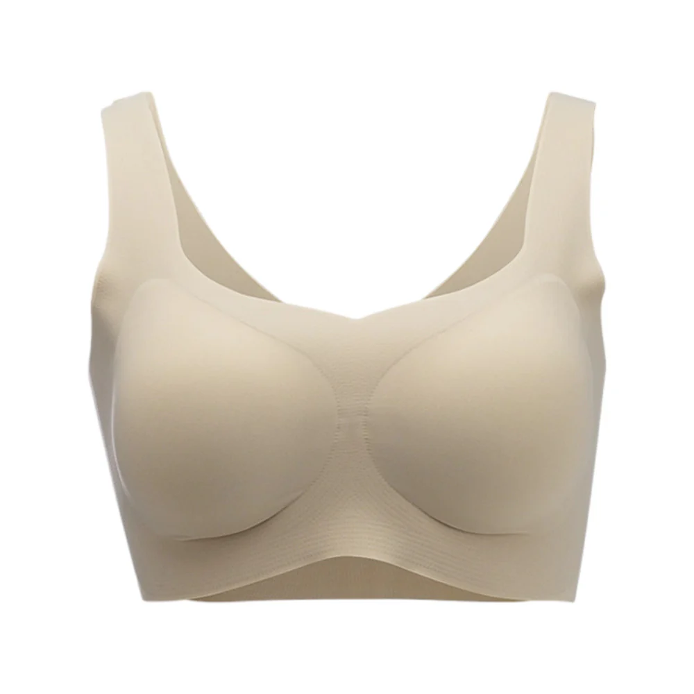 YANXUAN YUNISHAPE Women’s Seamless Wireless Bra – Pink Nude, One Size - Image 5
